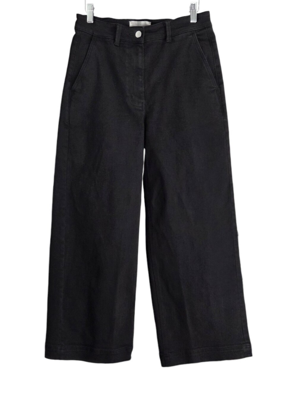 Everlane The Utility Wide Leg Pant High Rise Women's Size 6 Black